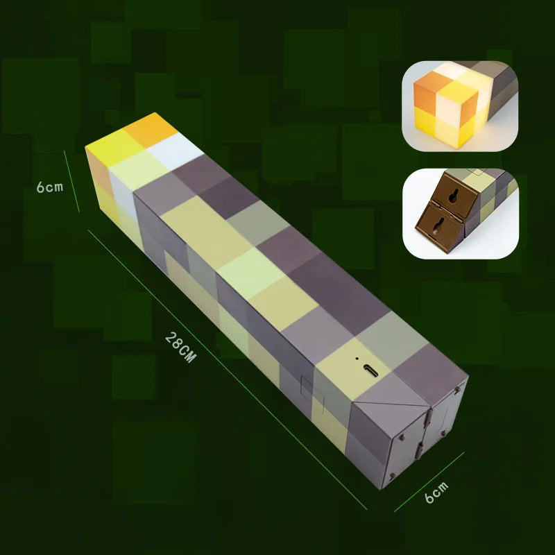Pixel Torch Lamp