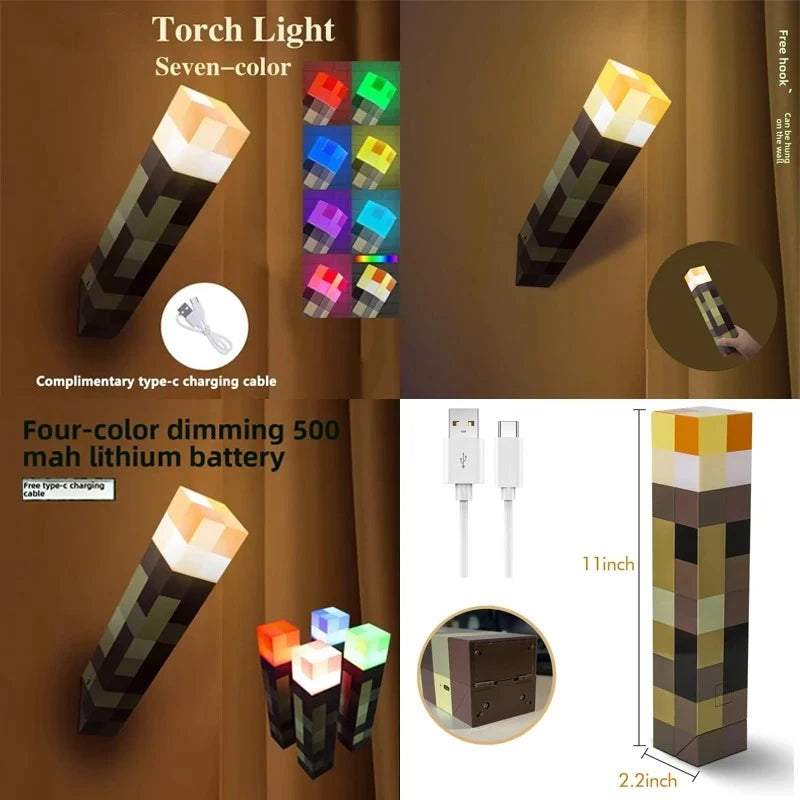 Pixel Torch Lamp