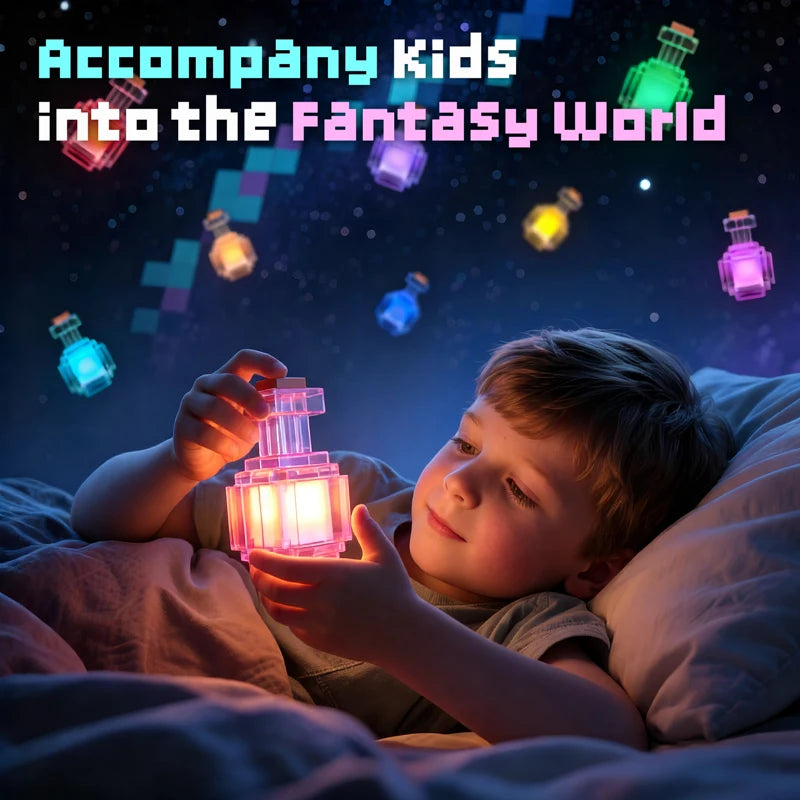Pixel potion lamp