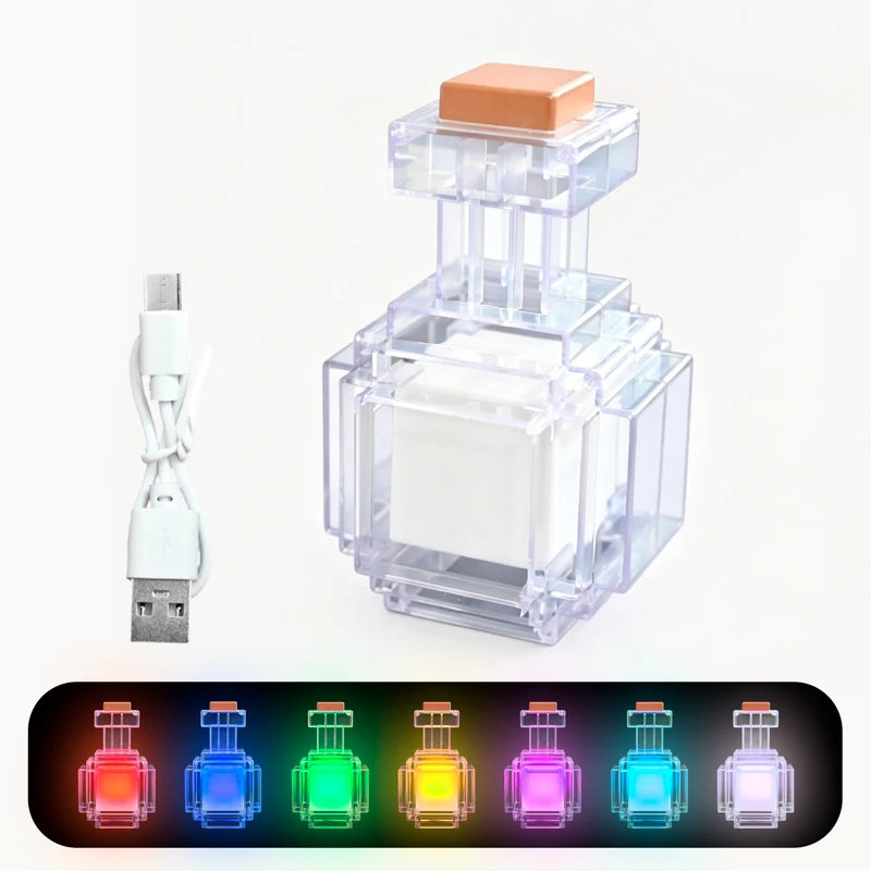 Pixel potion lamp