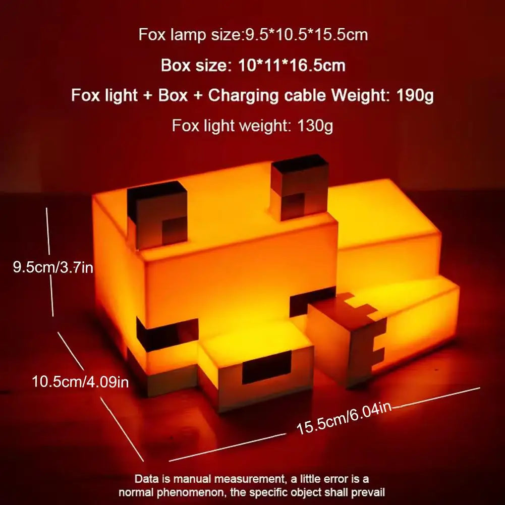 Pixel Fox Lamp