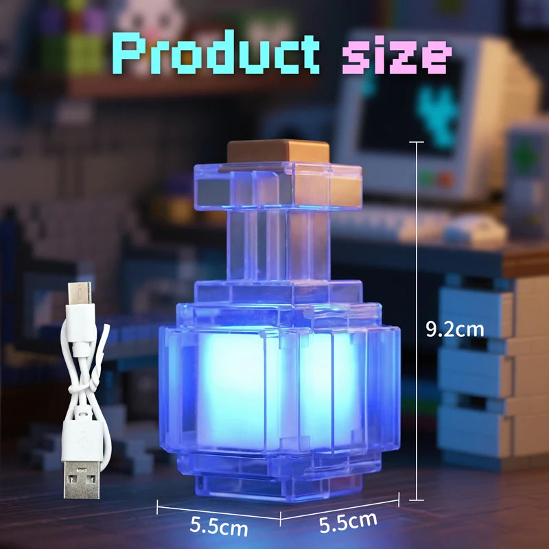 Pixel potion lamp