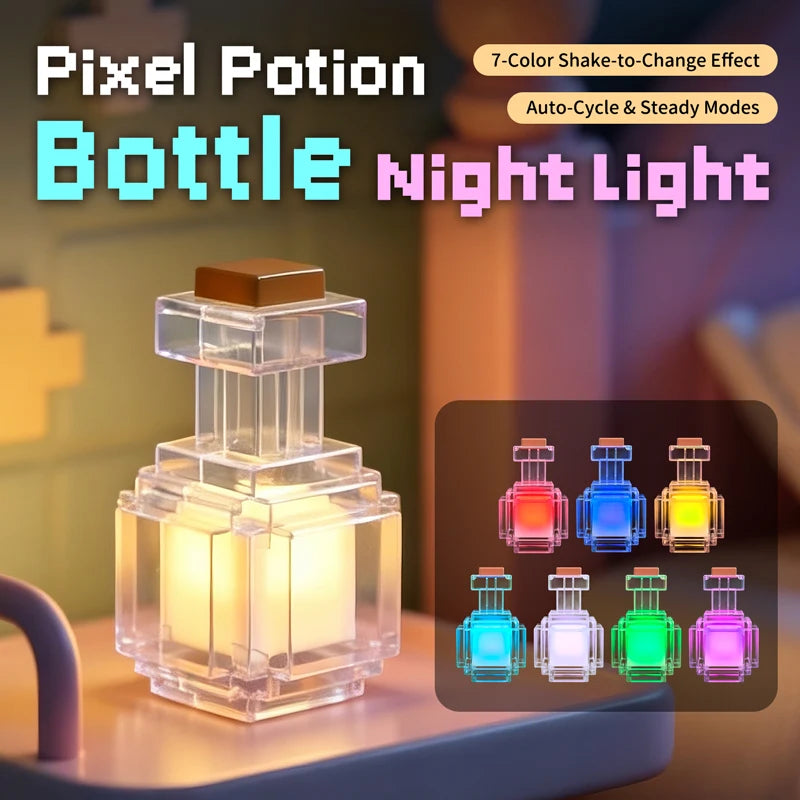 Pixel potion lamp
