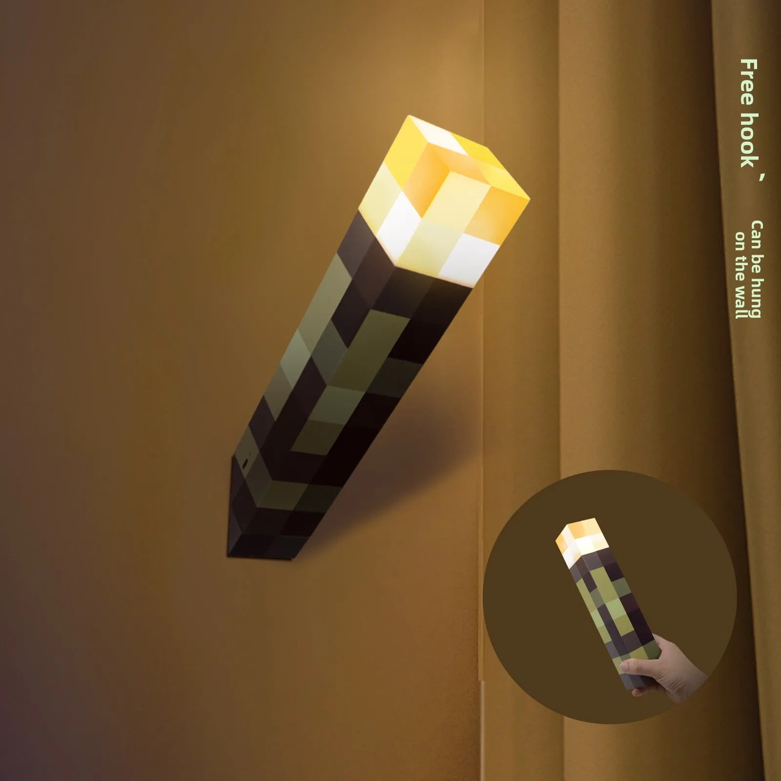 Pixel Torch Lamp