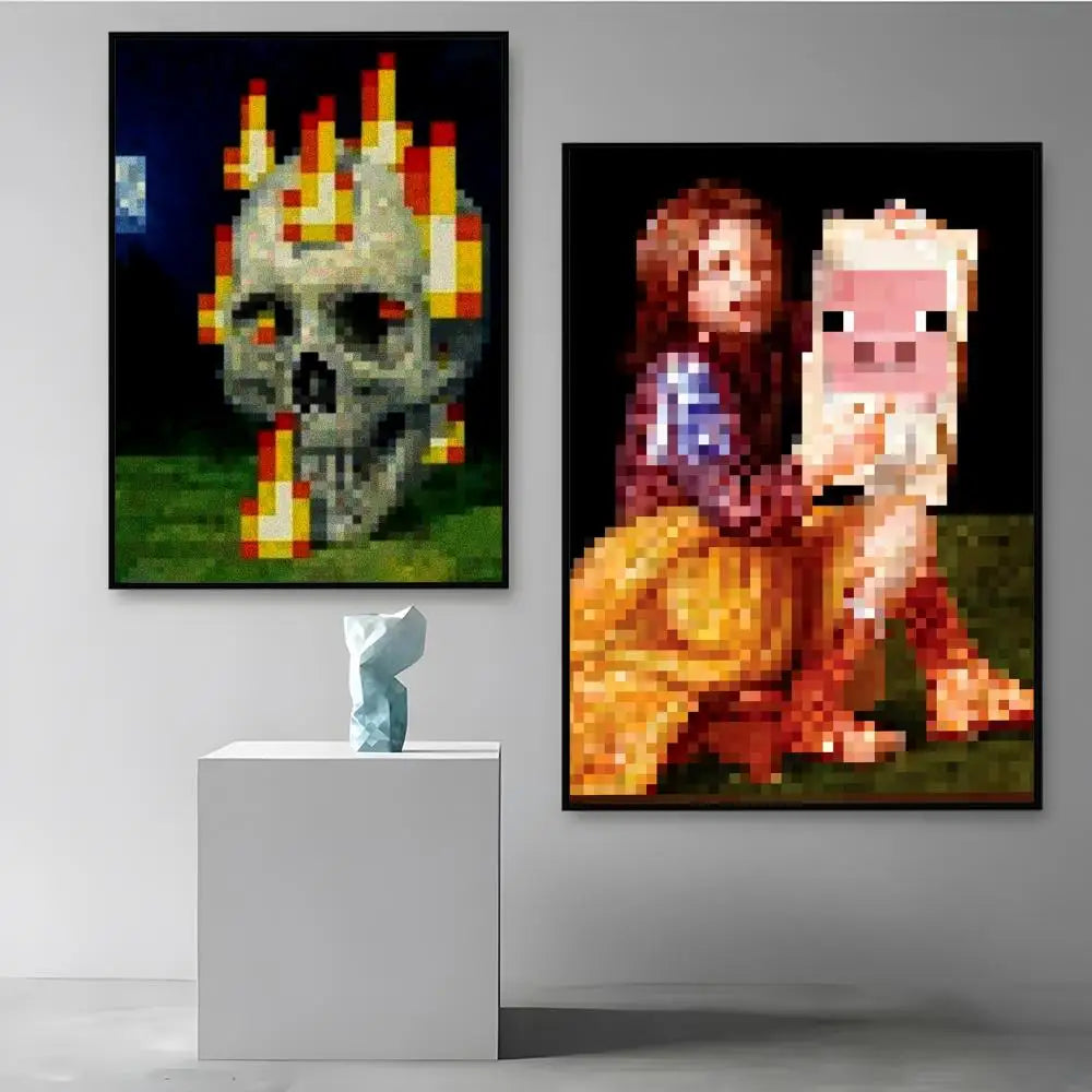 Pixel paintings