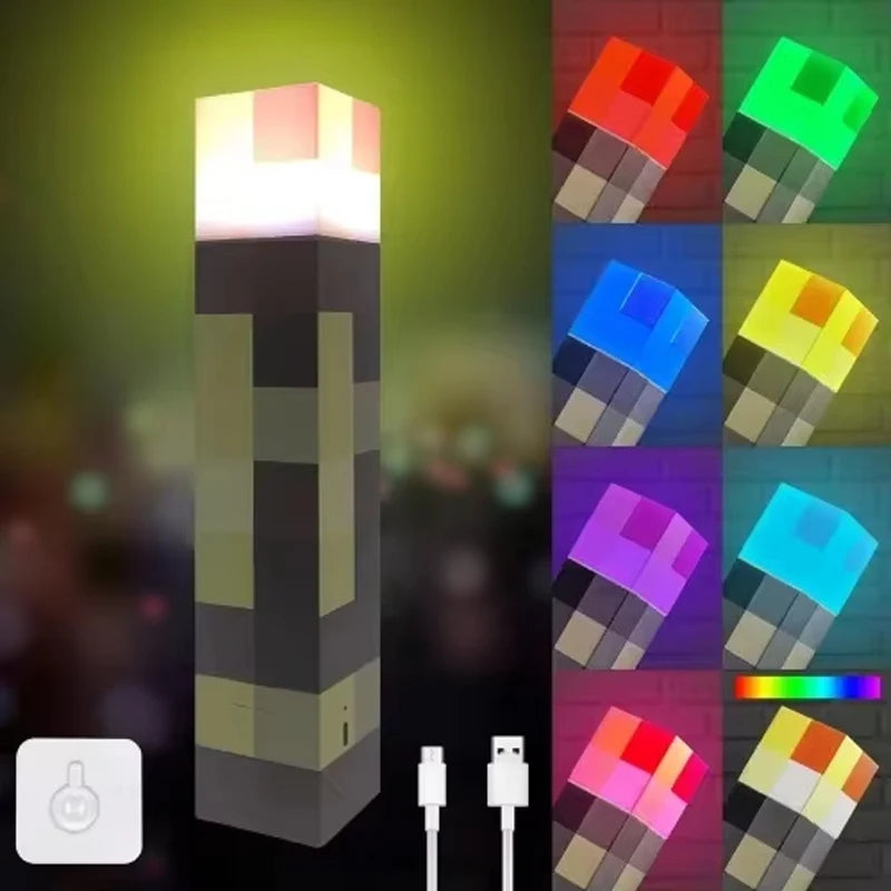 Pixel Torch Lamp