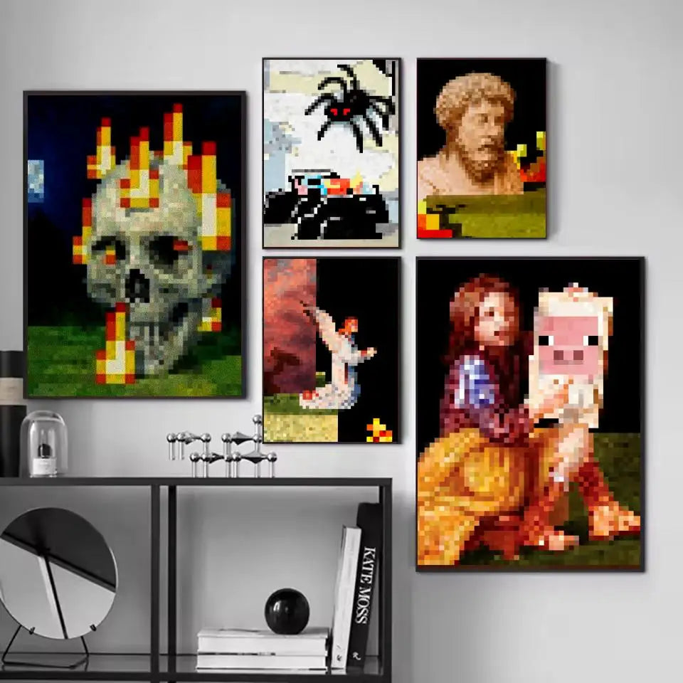 Pixel paintings