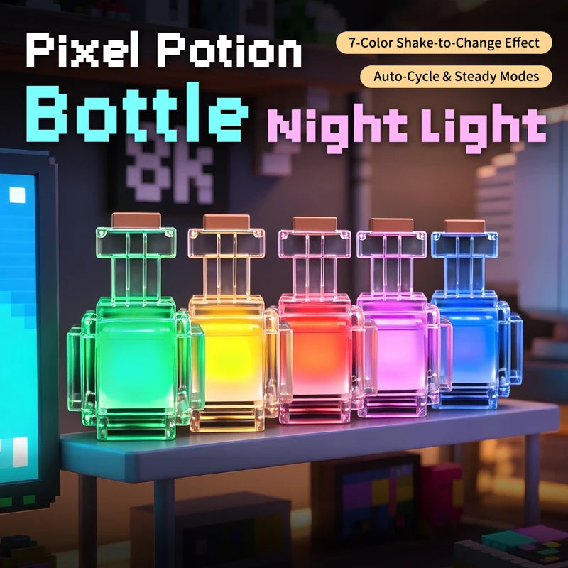 Pixel potion lamp